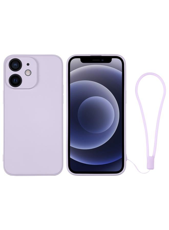 Zaboon Case For iPhone 12 mini Silicone Phone Case with Wrist Strap - Image 1