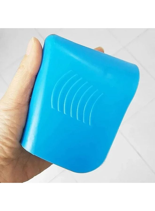 Blue 3pcs Professional Caulking Finisher Tool Smooth Tile Grout Scraper Handheld Polyurethane Caulking Accessory - Image 5