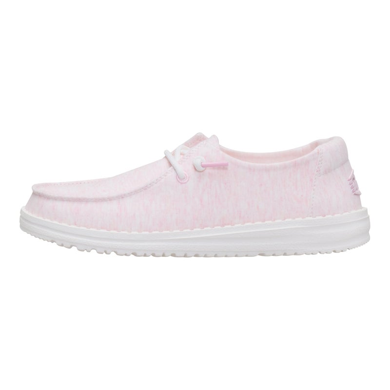 HEYDUDE Wendy Stretch Jersey Light Pink Size 10, Women's Shoes, Slip on Loafers, Comfortable & Light-Weight - Image 1