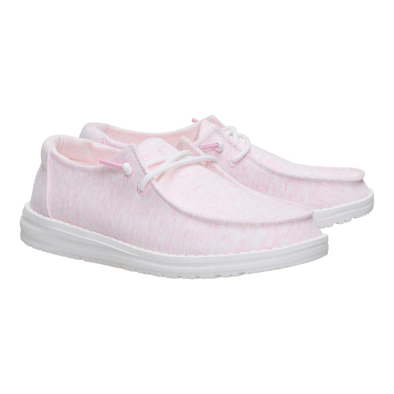 HEYDUDE Wendy Stretch Jersey Light Pink Size 10, Women's Shoes, Slip on Loafers, Comfortable & Light-Weight - Image 3