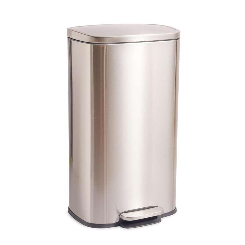 Pan Home سلة مهملات كروم للاستخدام المنزلي - 30 لتر - Image 4