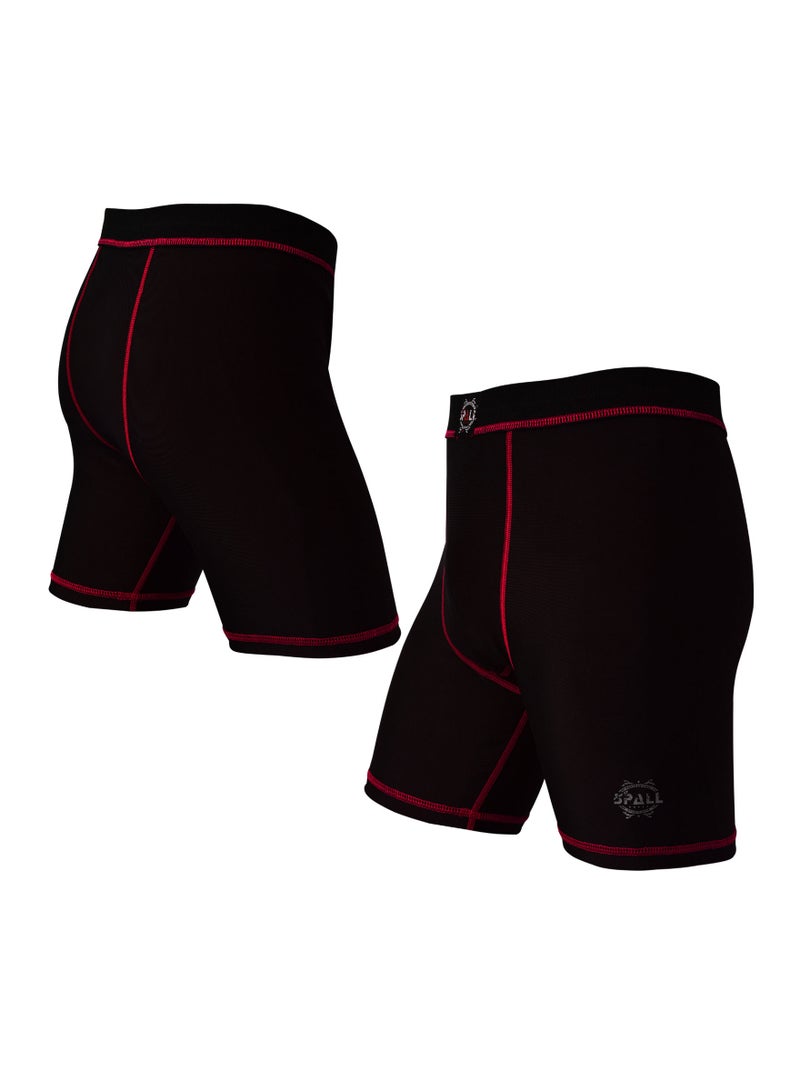 سبال شورت رياضي للركض المضغوط للرجال من سبال ، رياضي ، رياضي ، يوغا ، لباس ضيق للدراجة ، ملابس داخلية بازل - Image 1
