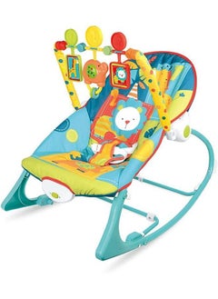 Generic Bouncer Baby- Rocking Chair, Comfortable Material, Portable,with Toys.( Color Lime Green) 