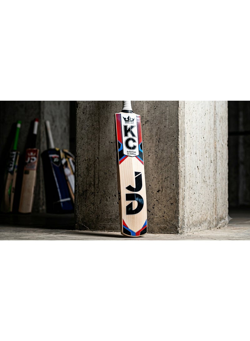 مضرب كريكت إصدار اللاعبين ألماني - قصب كامل - خشب جوز الهند أو لاسانثا - Image 2
