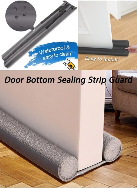 Door Draft Stopper Under Door Noise Blocker Door Sweep Weather Stripping Door Seal Guard Soundproofing Door Stopper for Bottom of Door Large Door Noise Blocker Sound Proof Window Breeze Blocker