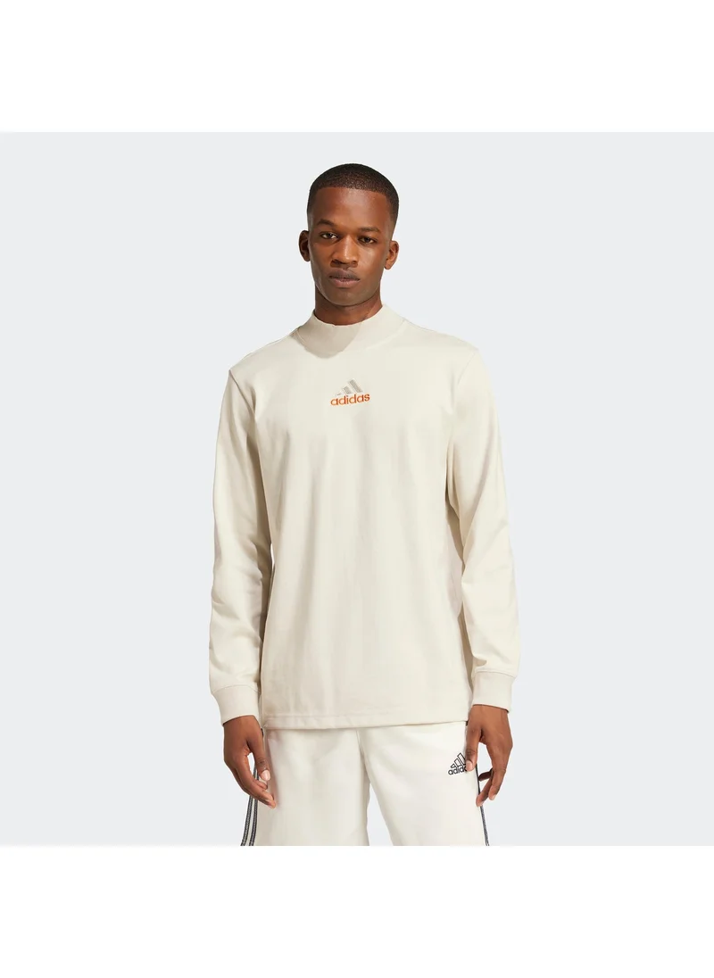 اديداس اوريجينالز Long Sleeve Mock Neck Q1 Top