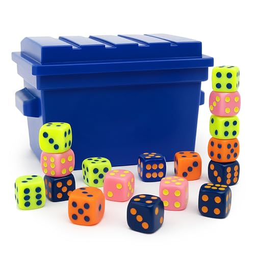 Kidology Dumpster Dice Board Game – Fast-Paced Family Game for 2–4 Players | Fast Dice-Rolling Game with 80 Colourful Rolling Cubes & Graffiti Stickers | Fun for Kids & Adults - Image 1