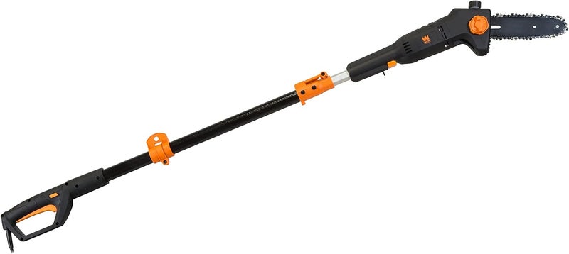 Wen 4019 6-Amp 8-Inch Electric Telescoping Pole Saw, Corded electric - Black&orange - Image 1