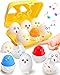 kecristv Easter Egg for Toddlers 13 Toddler Easter Basket Stuffers Montessori Toys for 1 2 3 Year Old Boys Girls Matching Sensory Eggs Fillers Toys Easter Birthday Gifts for 1 2 3 Year Old Girl Boy - Image 2