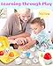 kecristv Easter Egg for Toddlers 13 Toddler Easter Basket Stuffers Montessori Toys for 1 2 3 Year Old Boys Girls Matching Sensory Eggs Fillers Toys Easter Birthday Gifts for 1 2 3 Year Old Girl Boy - Image 4