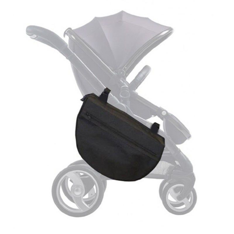 ROMIRUS ROMIRUS Insulated Stroller Organizer Side Sling Stroller Saddle Bag Black Latest Version More Durable 
