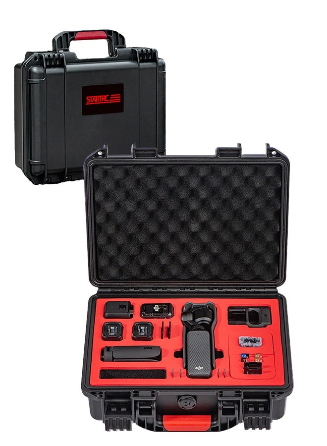 Waterproof Hard Carrying Case for DJI Osmo Pocket 3, Shockproof Protective Storage Box with Custom EVA Foam for Camera & Accessories, Durable Travel Safety Case - Image 1