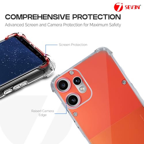 7-Seven 7SEVEN® Back Cover for CMF by Nothing Phone 2 Pro Transparent Mobile Back Case Shock Proof Design Camera Edges Protection Crystal Clear Phone Case Silicon Soft TPU and Flexible Bumper Phone Cover - Image 4