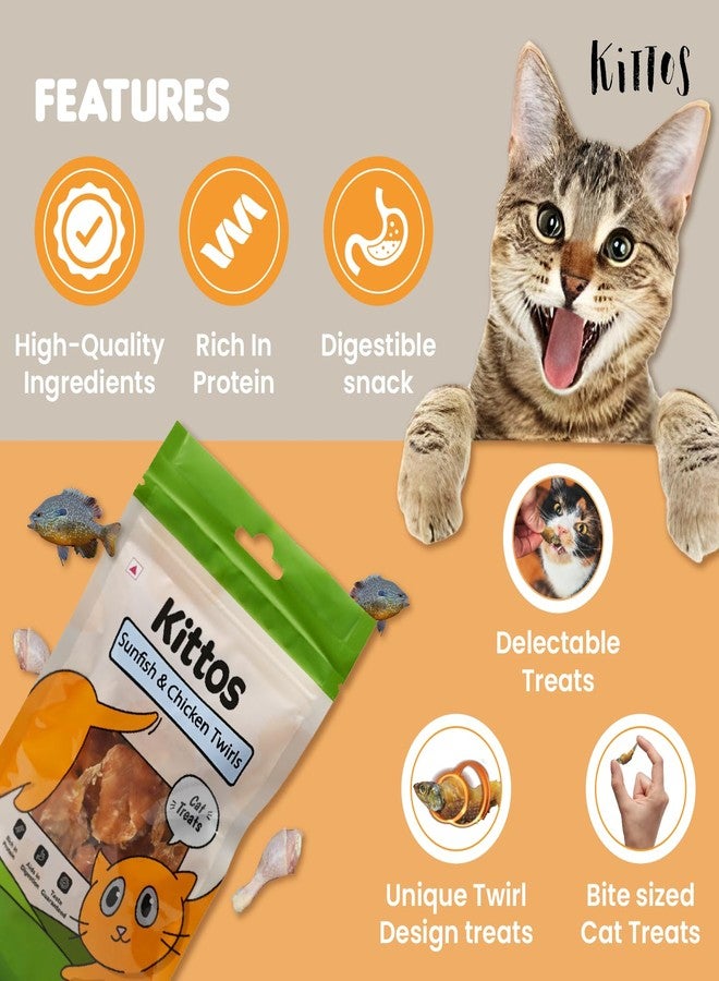 Trixie Combo of Trixie Shampoo with 3 Pack Kittos Sunfish and Chicken Twirls for Cats - Image 4