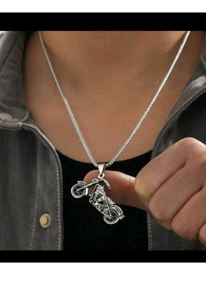 ديلز بيك سلسال رجالي بتصميم راقي وفريد من الاستانلس ستيل - Image 1