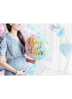 PartyDeco Foil balloon Boy or Girl, 35cm, mix  - Image 4
