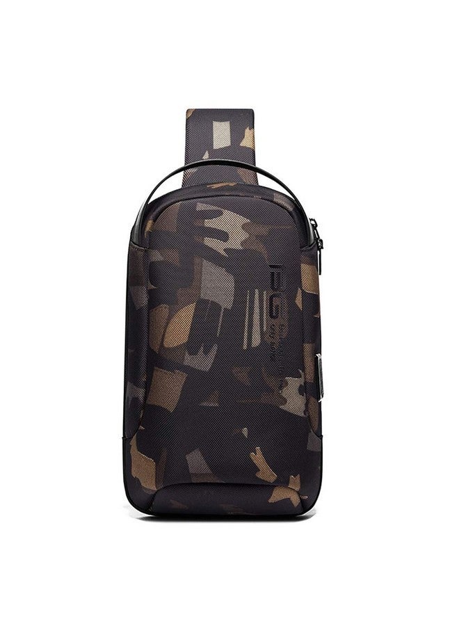 Red Lemon BANGE Unisex Travel Crossbody Sling Bag Chest Pack with USB charging (Camo) - Image 1
