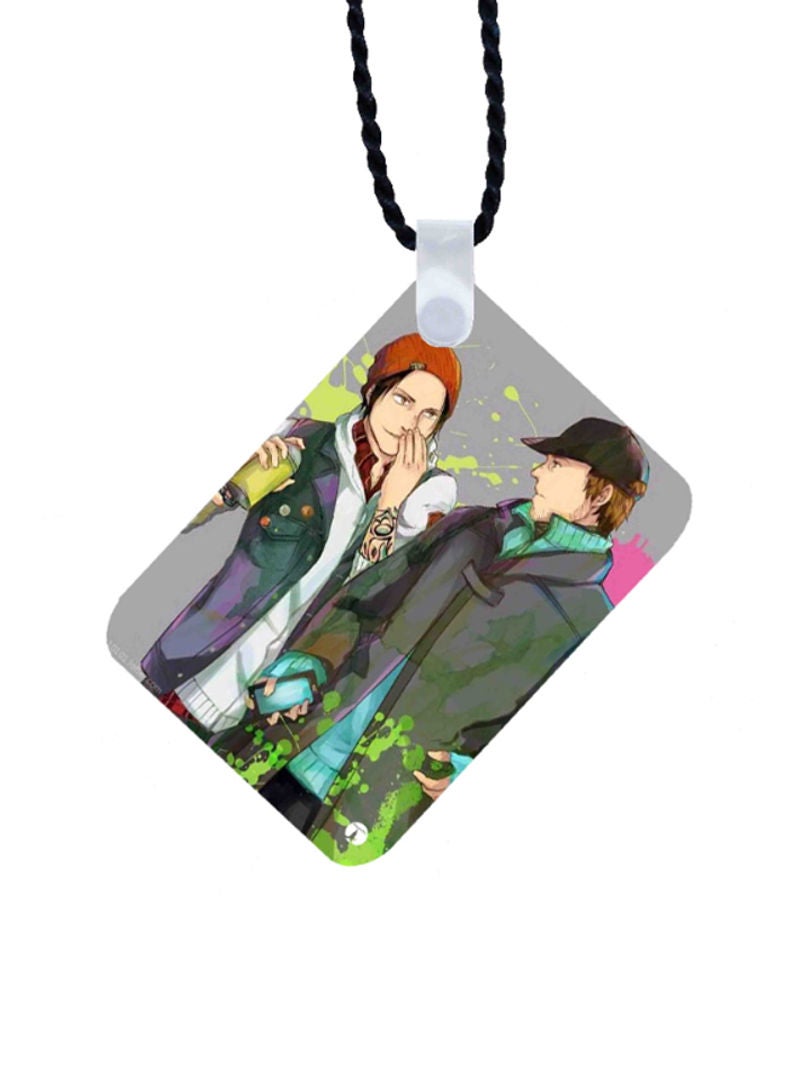 RKN Infamous Second Son Printed Car Mirror Pendant - Image 1