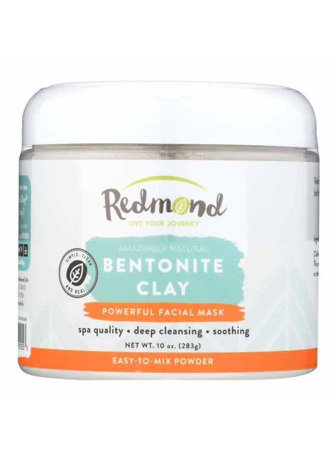 Redmond Clay - Bentonite Clay of 1000 Uses, Soothing Facial Mask, 10 Ounce (4 Pack)4 - Image 1