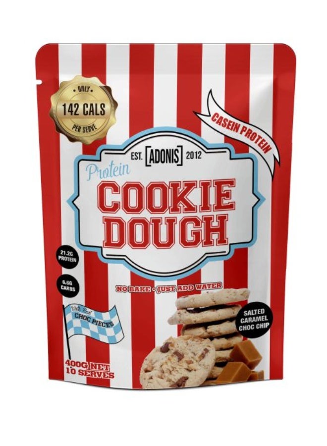 Adonis Protein Cookie Dough - Salted Caramel Choc Chip - (400g)