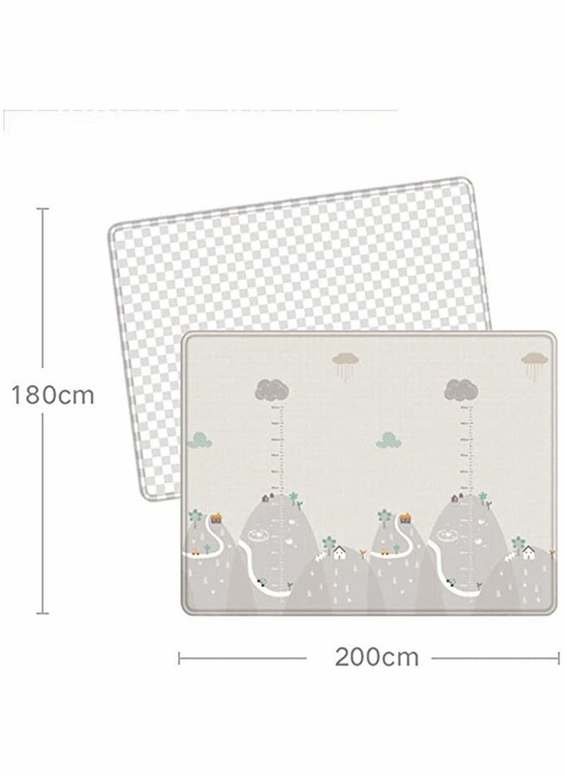 YingZhiLi - Collapsible Baby Play Mat Thickness  Infant Blanket 200x180x1cm - Image 1