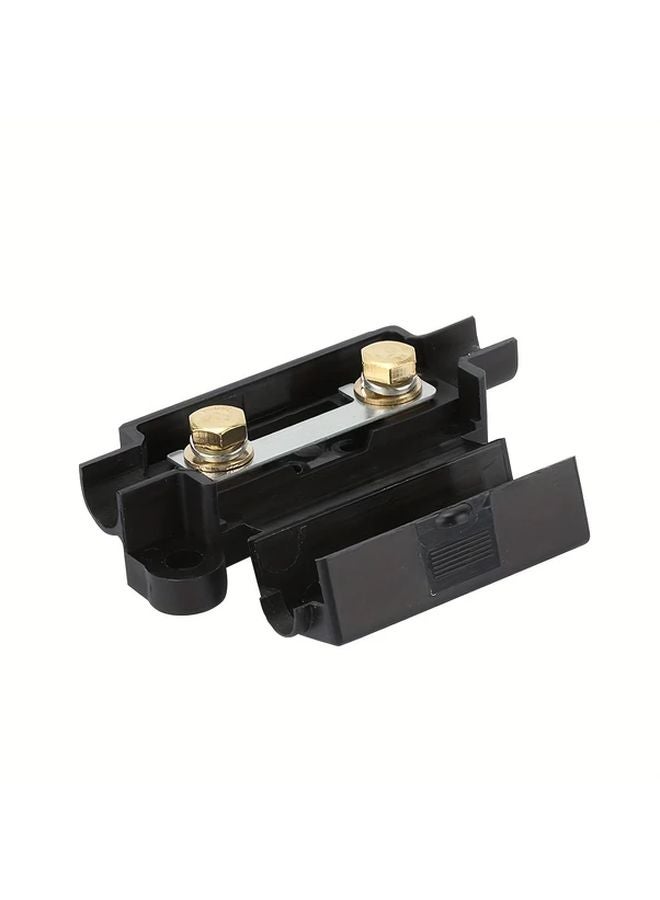 2pcs ANS H2 50A Auto Fuse Flat Plate Fork Type Bolt Battery Fuse Box Holder ABS - Image 5