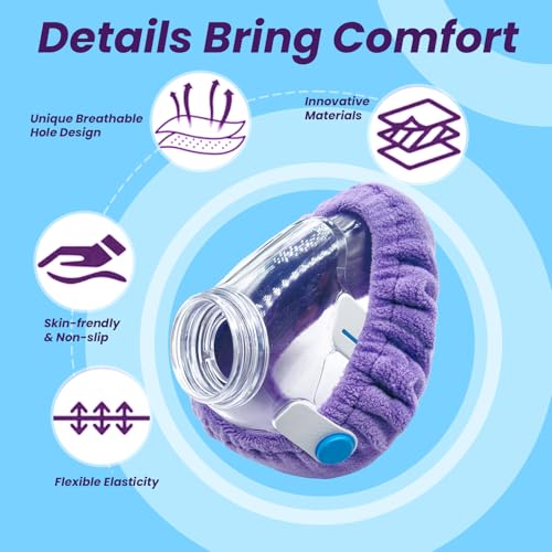 NATAKU 6Pack Small CPAP Mask Liners Compatible with F20 Full Face Masks Cushion Comfortable Reusable Cushioned Mask Cushion Covers Absorb Facial Oils and Moisture Bring You A Dry Sleep All Night - Image 5
