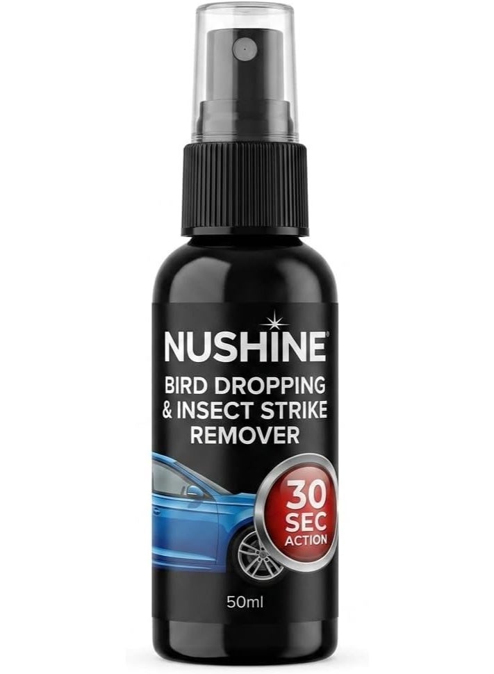 Nushine Bird Dropping and Insect Strike Remover Spray 1.7oz (Eco-friendly formula) - Image 1