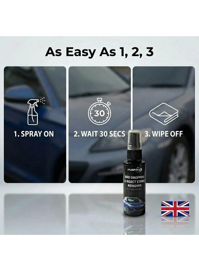 Nushine Bird Dropping and Insect Strike Remover Spray 1.7oz (Eco-friendly formula) - Image 5