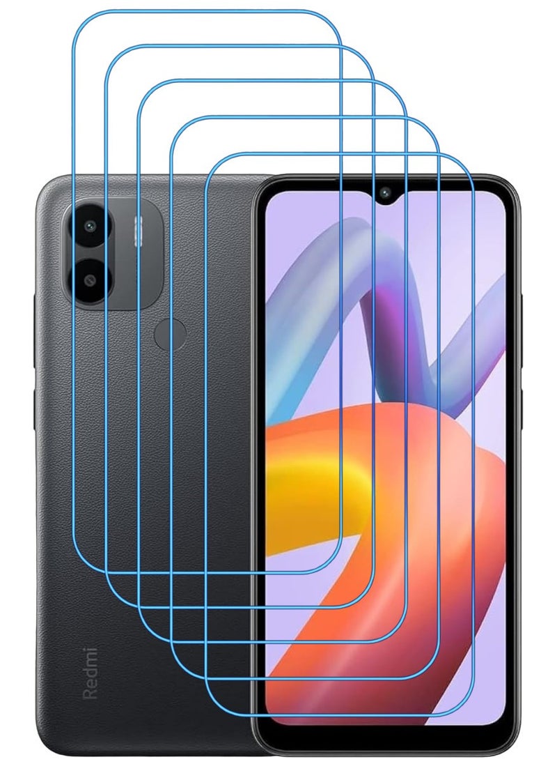 ACLIX 5 Pieces Antistatic ESD Dustproof Premium Quality High Definition Clear Tempered Glass Screen Protector Designed For Xiaomi Redmi A2+ - Image 1