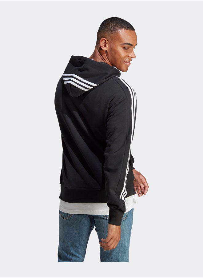 Adidas - Essentials French Terry 3-Stripes Hoodie - Image 1