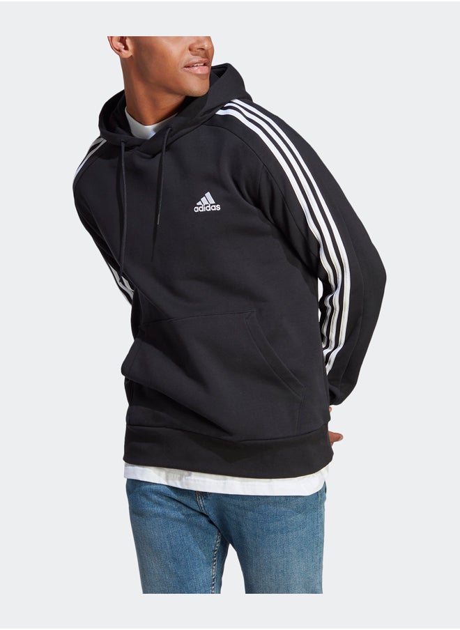 Adidas - Essentials French Terry 3-Stripes Hoodie - Image 1
