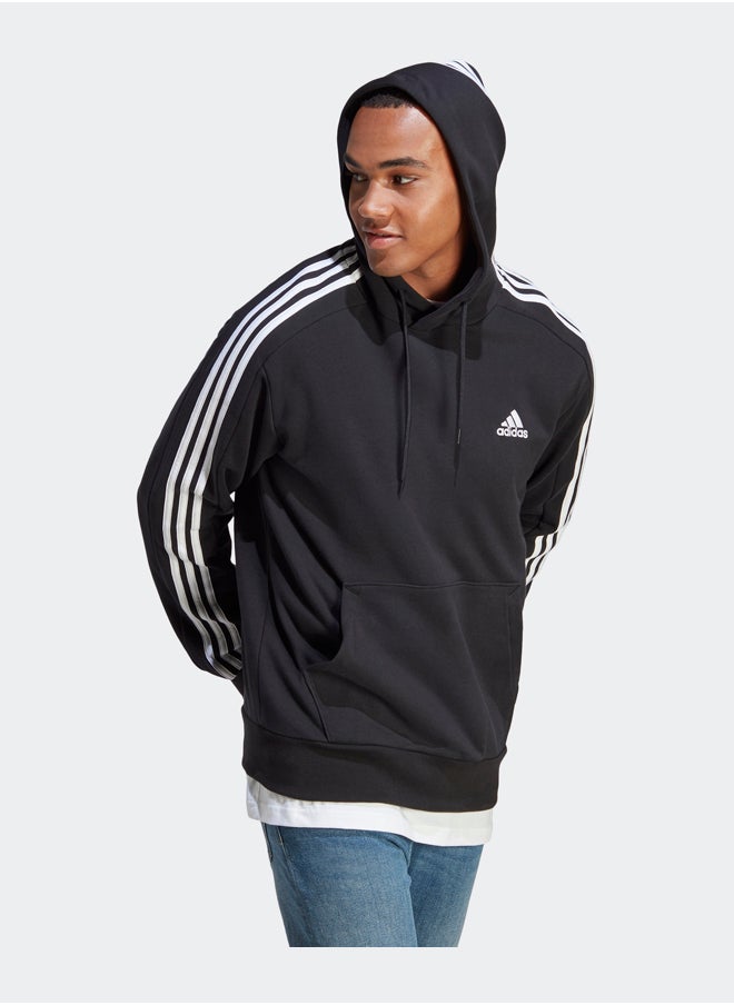 Adidas - Essentials French Terry 3-Stripes Hoodie - Image 1