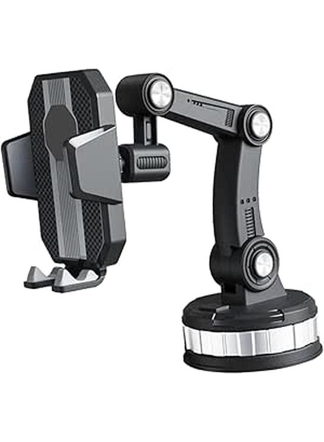 Adjustable Suction Cup Car Phone Holder Mount for Windshield Dashboard Stable Smartphone Bracket - Image 1