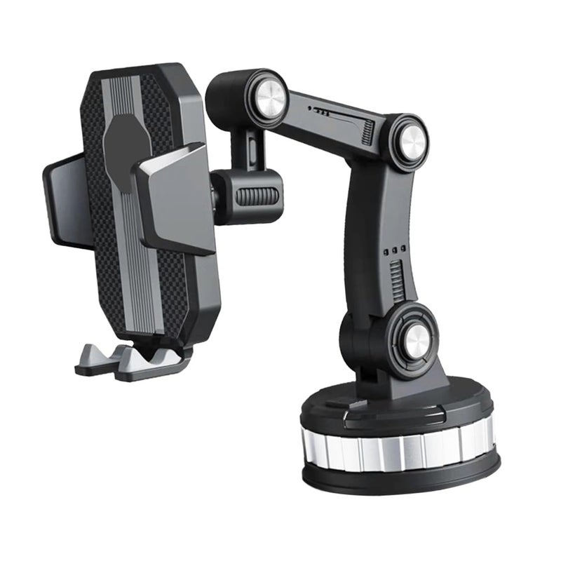 Adjustable Suction Cup Car Phone Holder Mount for Windshield Dashboard Stable Smartphone Bracket - Image 2