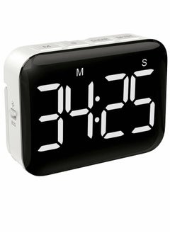 Magnetic LED Digital Electronic Alarm Clock with Constant Light Function 3 Level Volume Quiet Egg for Children and The Elderly Classroom Teacher Kids Chef