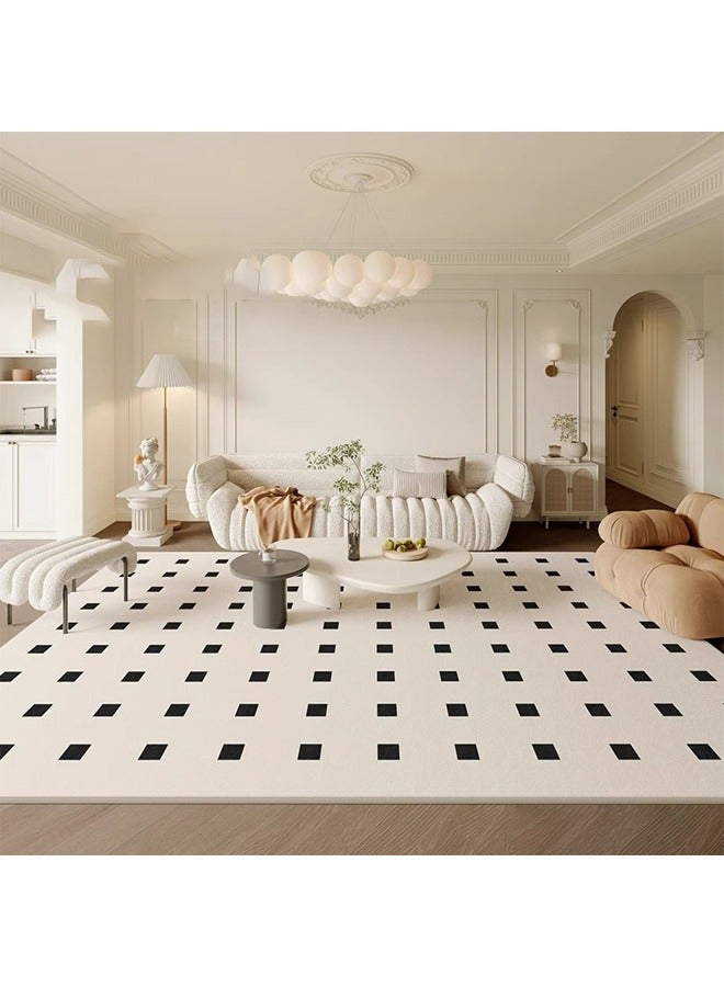Modern Area Imitation Cashmere Rug Fluffy Carpet 160X230 CM