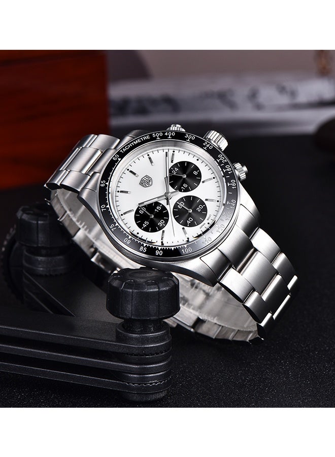 رولستيمي الرجال الكوارتز الساعات الرياضية ، يوميا للماء ، تصحيح مضيئة ، مع حركة الكوارتز المستوردة ، كرونوغراف ، الرياضة الأزياء ووتش رت-7931 - Image 1