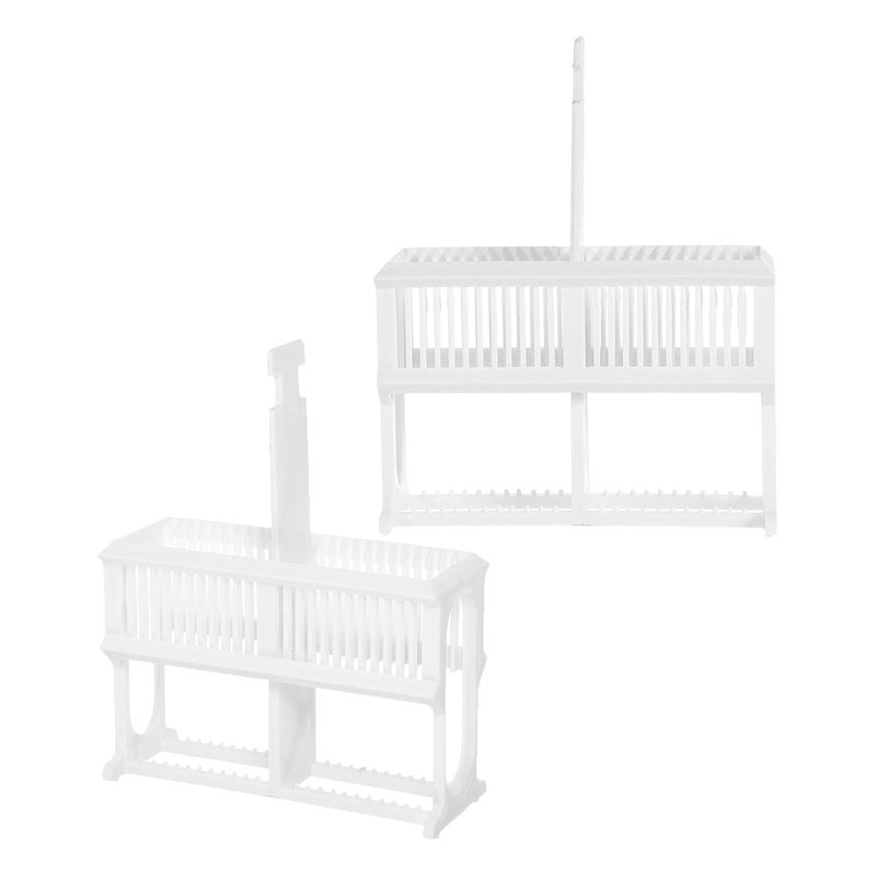 2pcs Microscope Slides Storage Stand -Slice Microscope Slide Display Holder Staining Rack For Laboratory Teaching And Use - Image 3