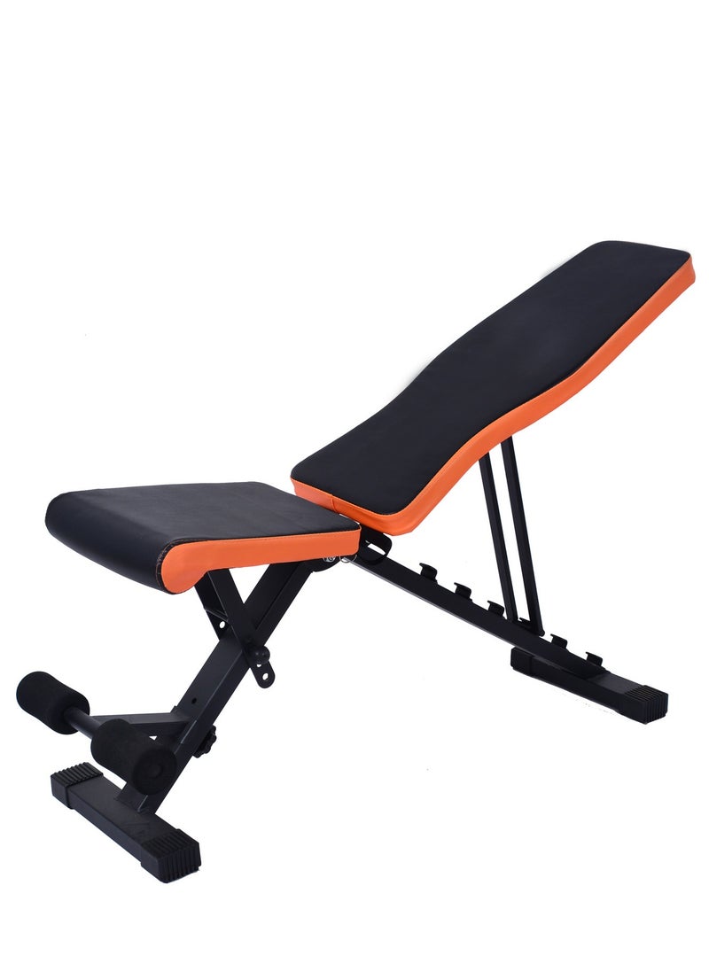 Enjoylifeme - Adjustable Weight Bench for Full Body Workout, Foldable Workout Bench for Home Gym, Multi-Purpose Weight Bench  for Bench Press Sit up Incline Flat Decline - Image 1