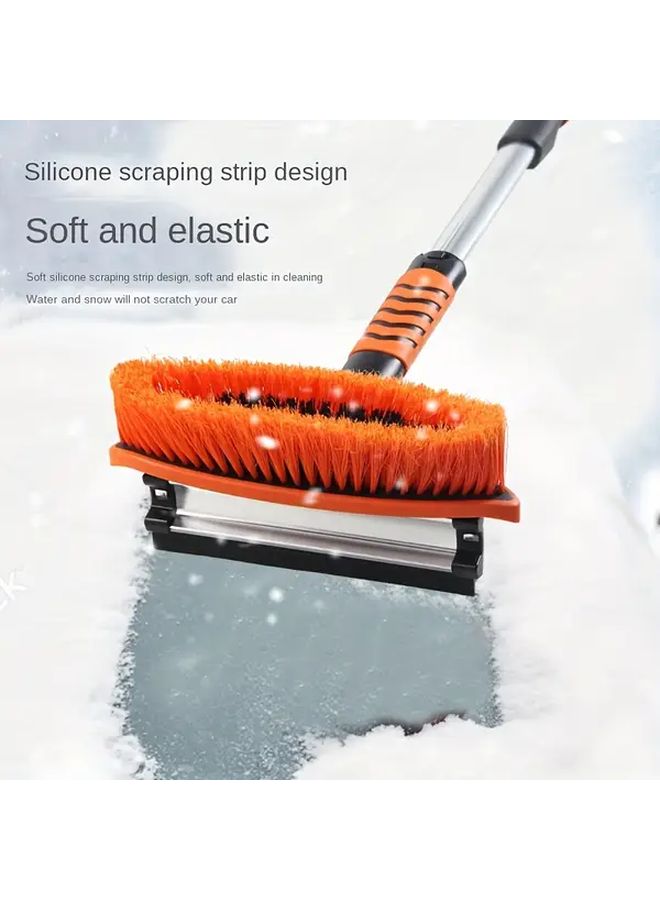 90 110cm 3 in 1 Multifunctional Winter Snow Brush and Ice Scraper with Glass Brush - Image 3