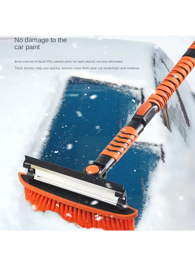 90 110cm 3 in 1 Multifunctional Winter Snow Brush and Ice Scraper with Glass Brush - Image 5