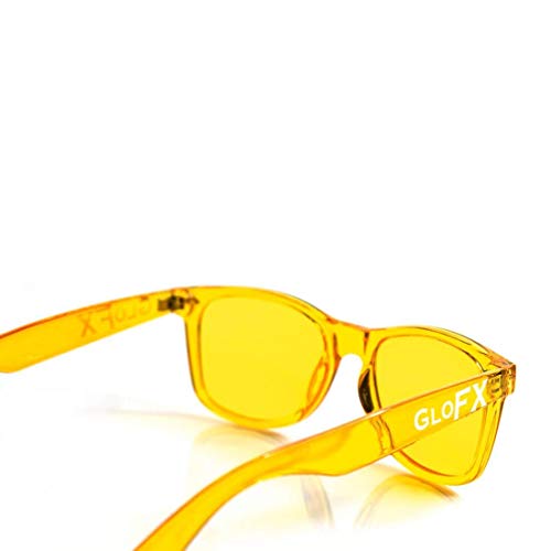 GloFX Yellow Color Therapy Chakra Relax Glasses - Image 5
