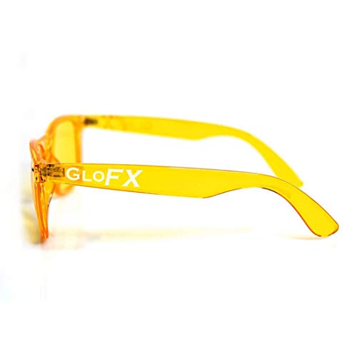 GloFX Yellow Color Therapy Chakra Relax Glasses - Image 4