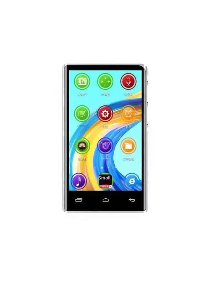 4-inch Full Screen M6 Portable Bluetooth Mp3 Mp4 Player All-Format Video Novel Mp5 Student Digital Computer/mp4-Body Color:4inch With Wifi Black-Memory Capacity:2+16GB  - Image 1