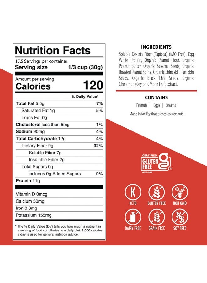 Julian Bakery® ProGranola® Cereal | Peanut Butter Cluster | 12g Protein | 2 Net Carbs | Gluten-Free | Grain-Free | 3 Pack - Image 5