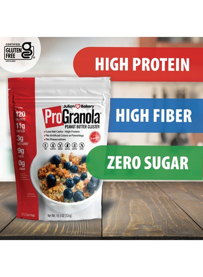 Julian Bakery® ProGranola® Cereal | Peanut Butter Cluster | 12g Protein | 2 Net Carbs | Gluten-Free | Grain-Free | 3 Pack - Image 2
