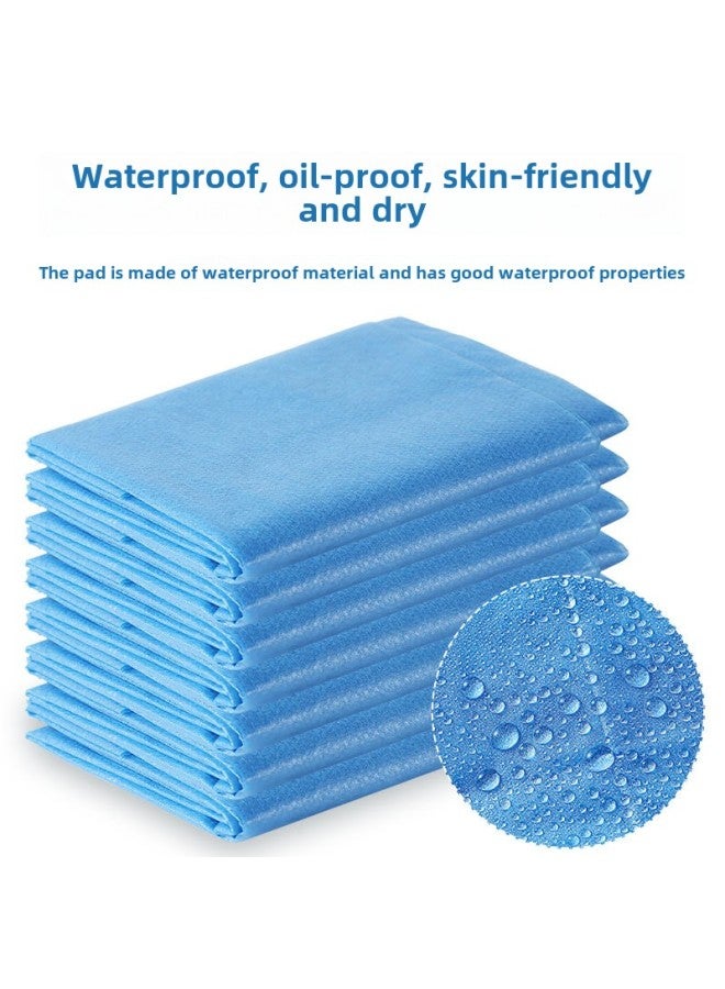 Disposable Bed Sheet Non-woven Beauty Salon Waterproof And Oil-proof Sterile Single Care Pad Thickened Pad Single Independent Pack-Color:Blue-Specifications:Width 40cm X Length 50cm 50 1 Pack ] - Image 3