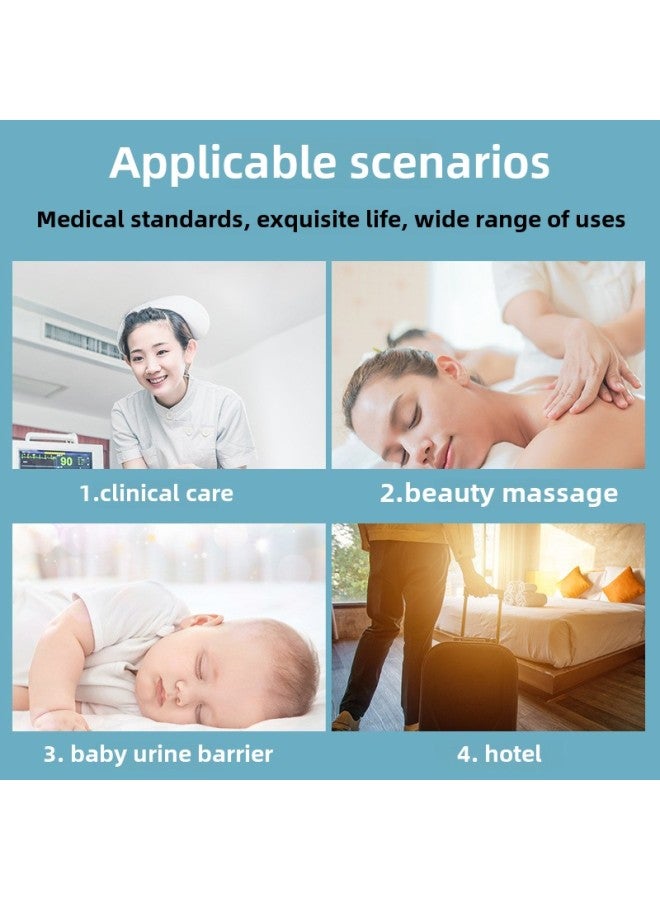 Disposable Bed Sheet Non-woven Beauty Salon Waterproof And Oil-proof Sterile Single Care Pad Thickened Pad Single Independent Pack-Color:Blue-Specifications:Width 40cm X Length 50cm 50 1 Pack ] - Image 5