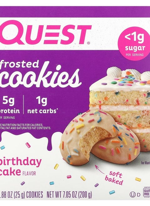 Frosted Cookies Birthday Cake 8 Cookies 0.88 oz (25 g) Each